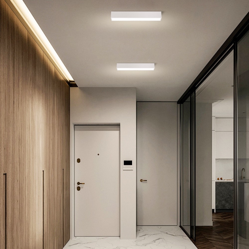 Immax NEO 07257L - LED Prigušiva stropna svjetiljka NEO LITE LUNGO LED/20W/230V 3000-6000K Wi-Fi Tuya bijela + daljinski upravljač