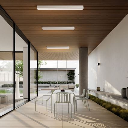 Immax NEO 07259L - LED stropna svjetiljka s prigušivanjem NEO LITE LUNGO LED/38W/230V 3000-6000K Wi-Fi Tuya bijela + daljinski upravljač