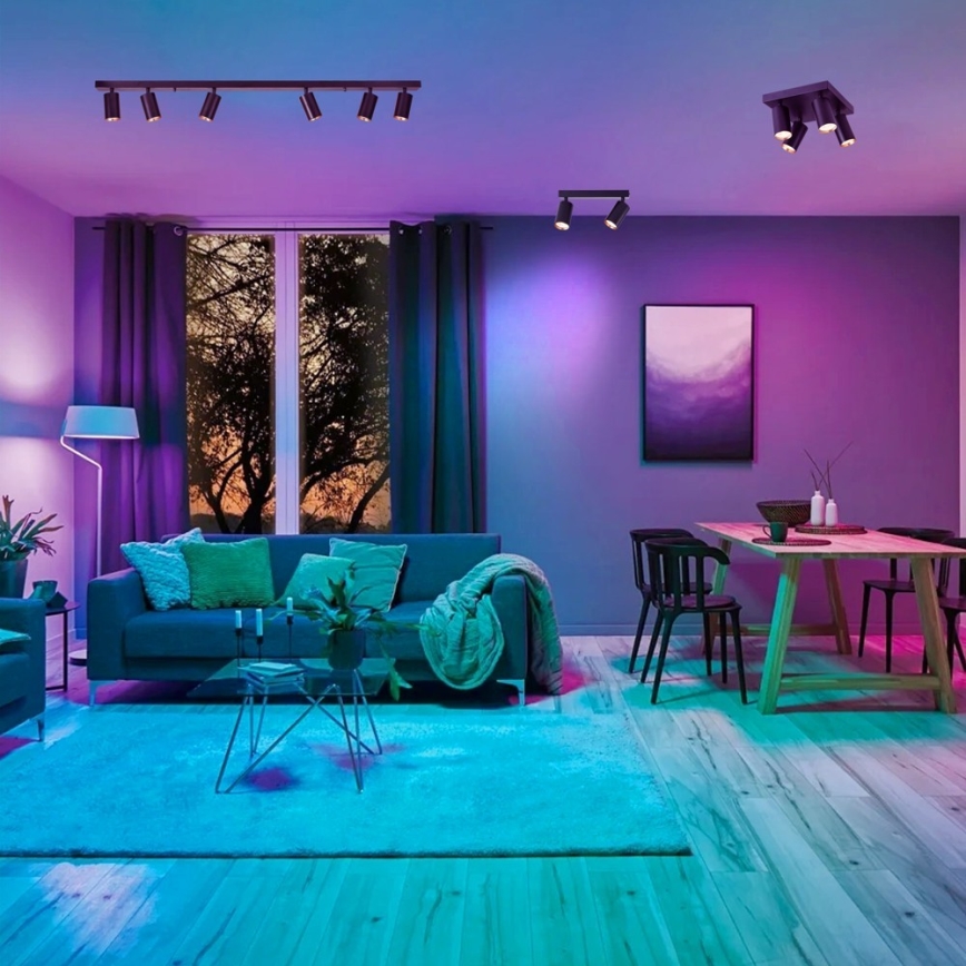 Immax NEO 07267Z - LED RGB+CCT Prigušiva reflektorska svjetiljka NEO PUNTO 4xGU10/4,8W/230V Wi-Fi Tuya