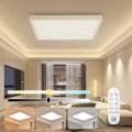 Immax NEO 07277L - LED stropna svjetiljka za kupaonicu s mogućnošću prigušivanja NEO LITE FRAME LED/50W/230V IP44 Wi-Fi Tuya + daljinski upravljač bijela