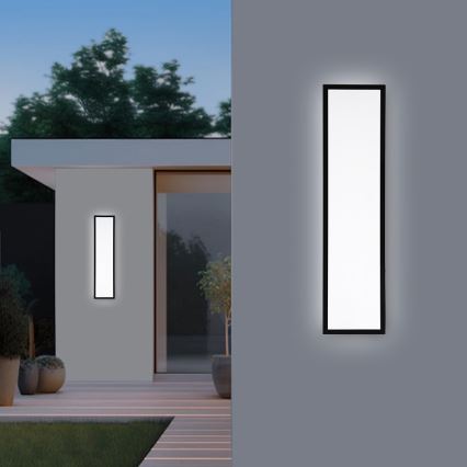 Immax NEO 07278L - LED Prigušiva stropna svjetiljka za kupaonicu NEO LITE FRAME LED/50W/230V IP44 Wi-Fi Tuya + daljinski upravljač crna