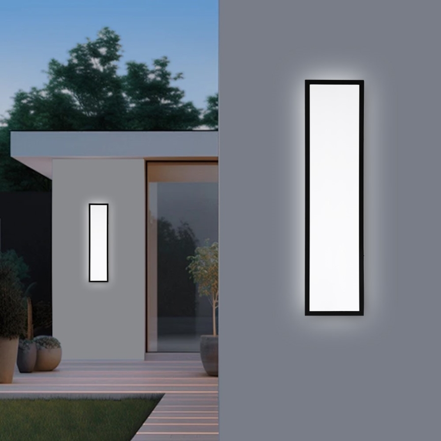 Immax NEO 07278L - LED Prigušiva stropna svjetiljka za kupaonicu NEO LITE FRAME LED/50W/230V IP44 Wi-Fi Tuya + daljinski upravljač crna