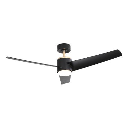 Immax NEO 07280L - LED Prigušivi stropni ventilator BEAUTY LED/18W/230V Wi-Fi Tuya crna + daljinski upravljač
