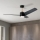 Immax NEO 07280L - LED Prigušivi stropni ventilator BEAUTY LED/18W/230V Wi-Fi Tuya crna pr. 132 cm + daljinski upravljač