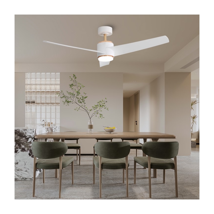 Immax NEO 07281L - LED+CCT prigušivi stropni ventilator BEAUTY LED/18W/230V 3000/4000/6000K Wi‑Fi Tuya + daljinski upravljač
