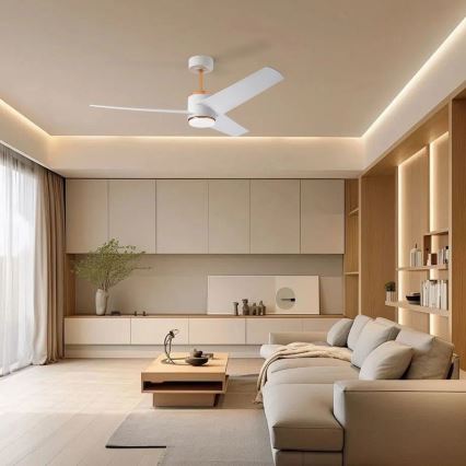 Immax NEO 07281L - LED+CCT prigušivi stropni ventilator BEAUTY LED/18W/230V 3000/4000/6000K Wi‑Fi Tuya + daljinski upravljač