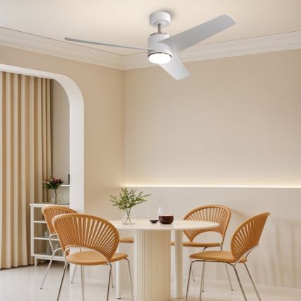 Immax NEO 07282L - LED+CCT prigušivi stropni ventilator BEAUTY LED/18W/230V 3000/4000/6000K Wi-Fi Tuya, promjer 132 cm + daljinski upravljač