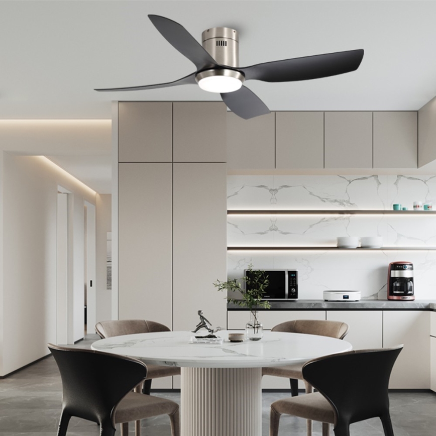 Immax NEO 07282L - LED+CCT Stropni ventilator PURE s mogućnošću prigušivanja LED/24W/230V 3000/4000/6000K Wi‑Fi Tuya + daljinski upravljač