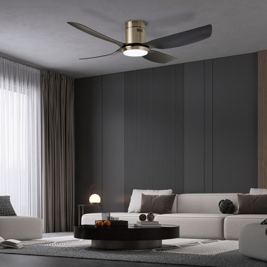 Immax NEO 07282L - LED+CCT Stropni ventilator PURE s mogućnošću prigušivanja LED/24W/230V 3000/4000/6000K Wi‑Fi Tuya + daljinski upravljač