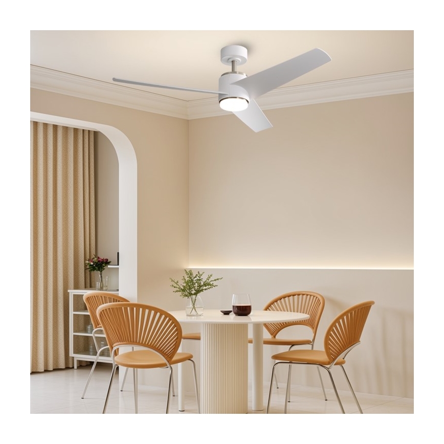 Immax NEO 07282L - LED+CCT prigušivi stropni ventilator BEAUTY, LED/18W/230V, 3000/4000/6000K, Wi‑Fi (Tuya) i daljinski upravljač