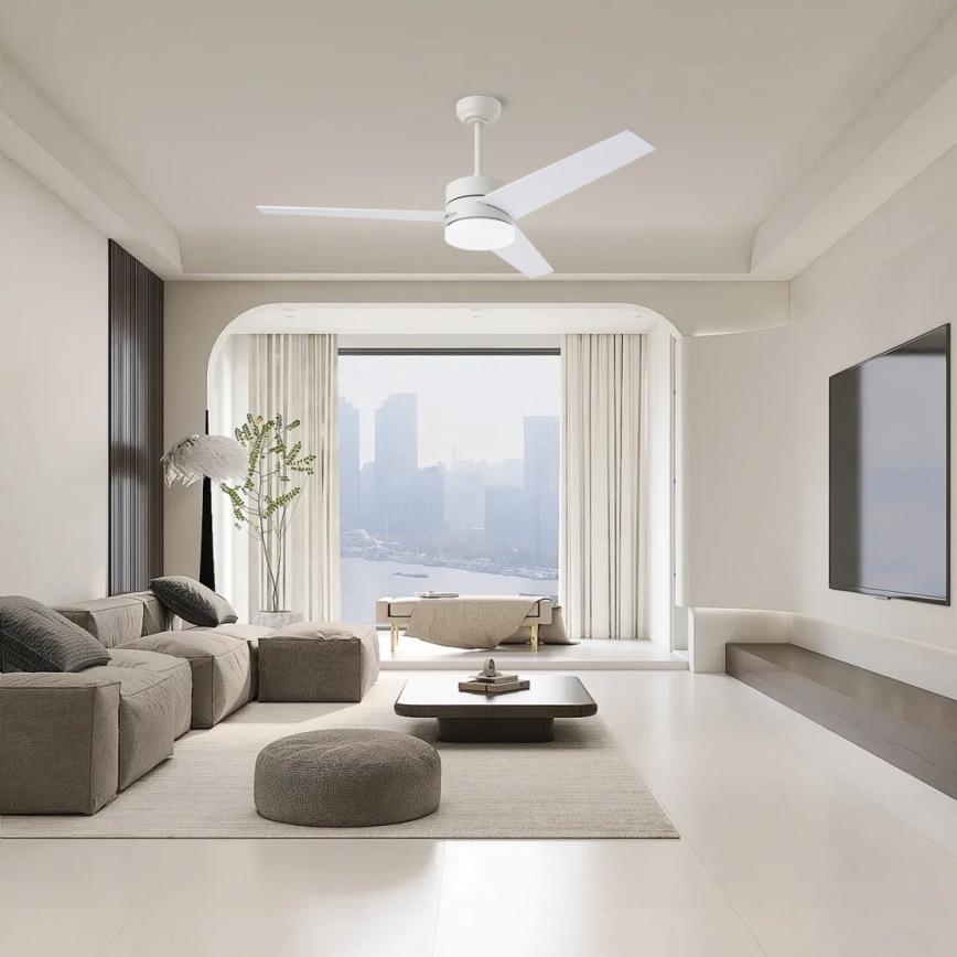 Immax NEO 07284L - LED+CCT Stropni ventilator s mogućnošću prigušivanja VARIABLE LED/24W/230V 3000/4000/6000K Wi-Fi Tuya promjer 132 cm + daljinski upravljač