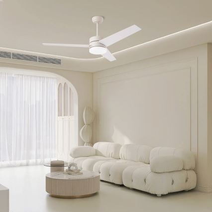 Immax NEO 07284L - LED+CCT Stropni ventilator s mogućnošću prigušivanja VARIABLE LED/24W/230V 3000/4000/6000K Wi-Fi Tuya promjer 132 cm + daljinski upravljač