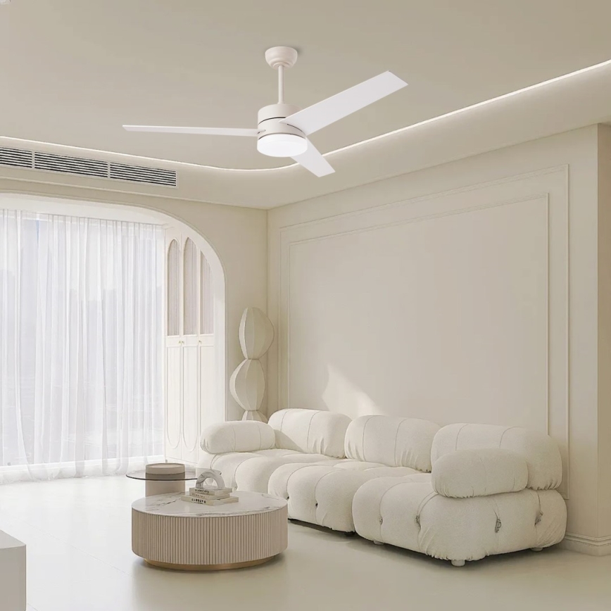 Immax NEO 07284L - LED+CCT prigušivi stropni ventilator VARIABLE LED/24W/230V 3000/4000/6000K Wi-Fi Tuya + daljinski upravljač