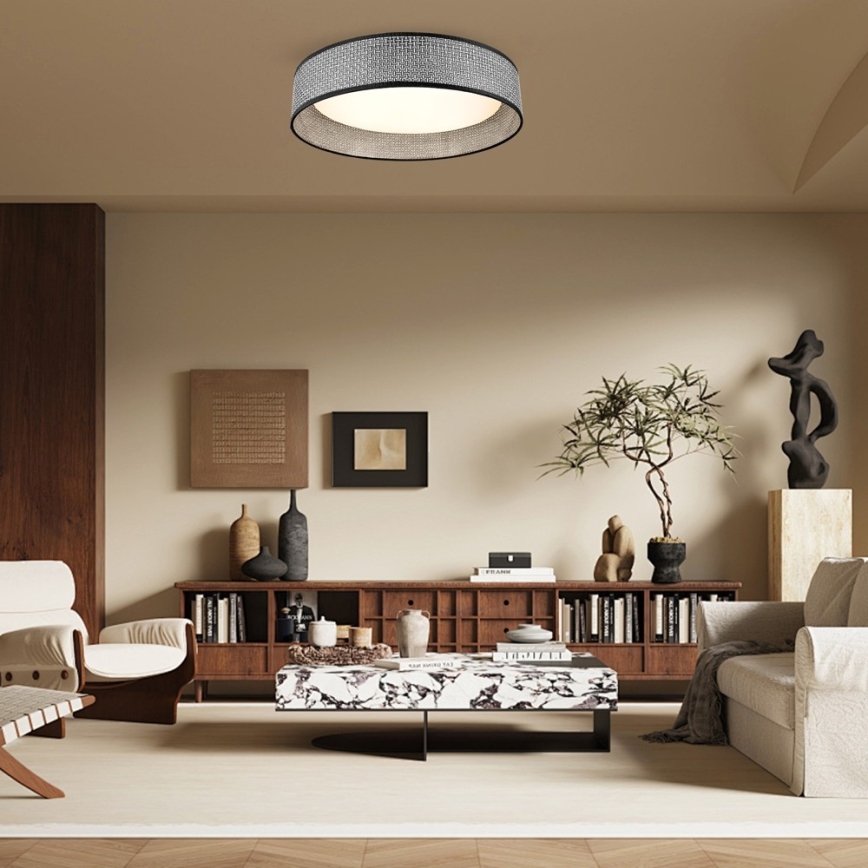 Immax NEO 07287L - LED+CCT Stropna svjetiljka s prigušivanjem LONA LED/36W/230V 3000-6000K Wi-Fi Tuya pr. 45,5 cm + daljinski upravljač