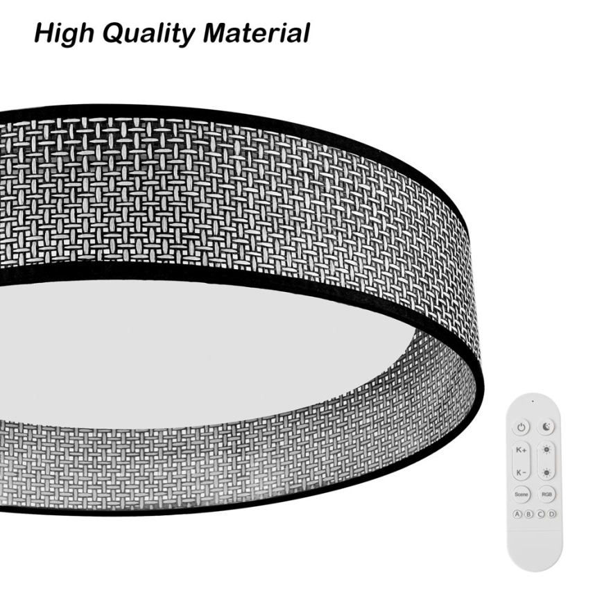 Immax NEO 07287L - LED+CCT Stropna svjetiljka s prigušivanjem LONA LED/36W/230V 3000-6000K Wi-Fi Tuya pr. 45,5 cm + daljinski upravljač