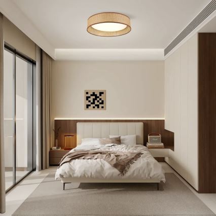 Immax NEO 07288L - LED+CCT Prigušivo stropno svjetlo LONA LED/36W/230V 3000-6000K Wi-Fi Tuya Ø 45,5 cm + daljinski upravljač