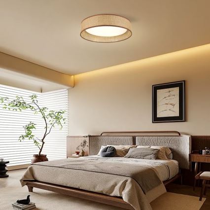 Immax NEO 07288L - LED+CCT Prigušivo stropno svjetlo LONA LED/36W/230V 3000-6000K Wi-Fi Tuya Ø 45,5 cm + daljinski upravljač