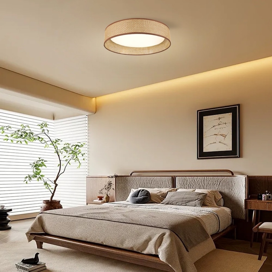 Immax NEO 07288L - LED+CCT Prigušivo stropno svjetlo LONA LED/36W/230V 3000-6000K Wi-Fi Tuya Ø 45,5 cm + daljinski upravljač