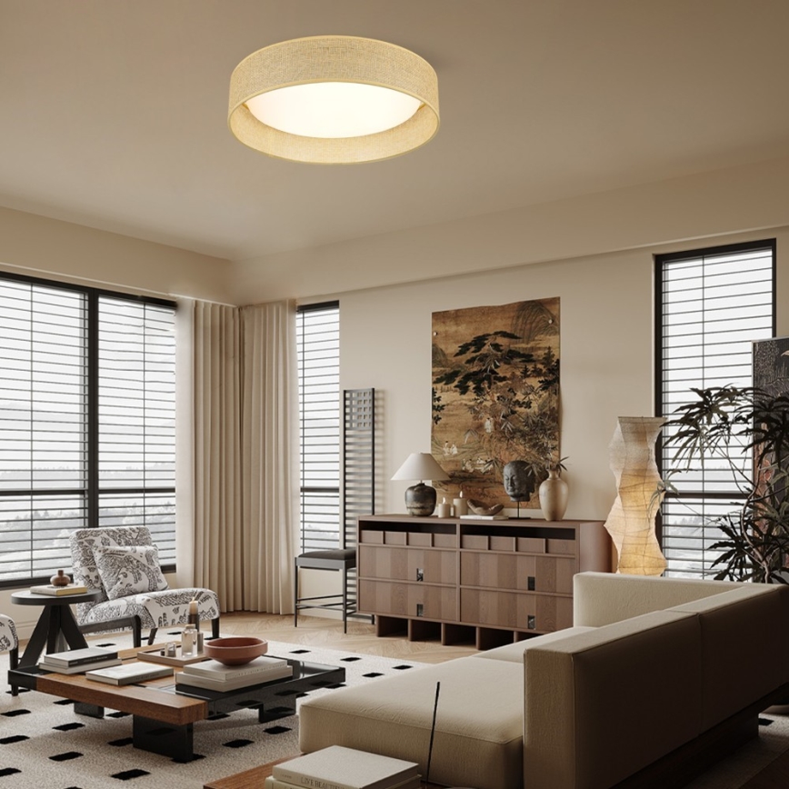 Immax NEO 07289L - LED+CCT stropno svjetlo s mogućnošću prigušivanja LONA LED/36W/230V 3000-6000K Wi-Fi Tuya promjer 45,5 cm + daljinski upravljač