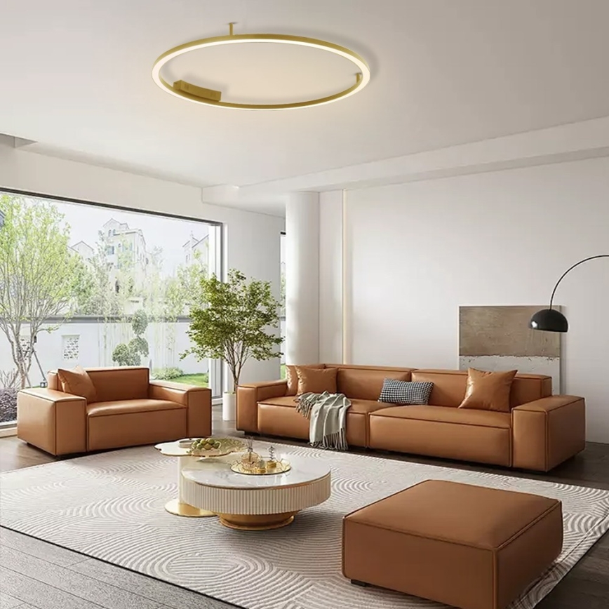 Immax NEO 07291-80G - LED+CCT Prigušiva stropna svjetiljka FINO LED/55W/230V 2700-6500K Tuya Ø 80 cm + daljinski upravljač