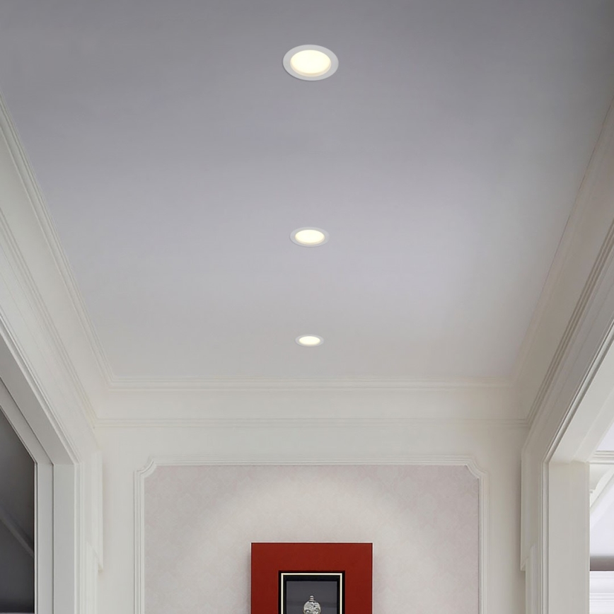 Immax NEO 07294L - Prigušivo LED ugradno svjetlo DOWN, 12 W, 230 V, Wi‑Fi, Tuya, promjer 12 cm, bijelo