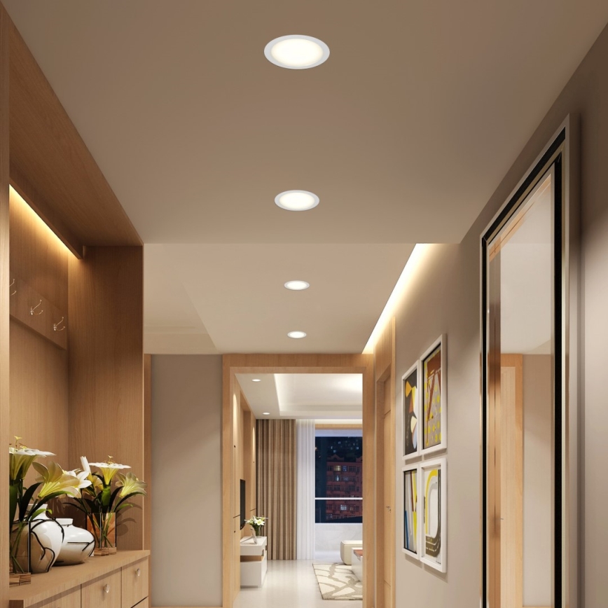 Immax NEO 07294L - LED ugradna stropna svjetiljka DOWN, s mogućnošću prigušivanja, LED/36W/230V, Wi‑Fi, Tuya Ø 23 cm, bijela