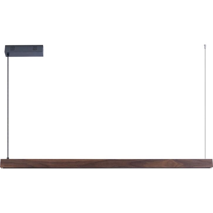 Immax NEO 07300L - prigušivi LED luster na sajli MADEIRA LED/26W/230V Wi-Fi Tuya 122 cm orah + daljinski upravljač