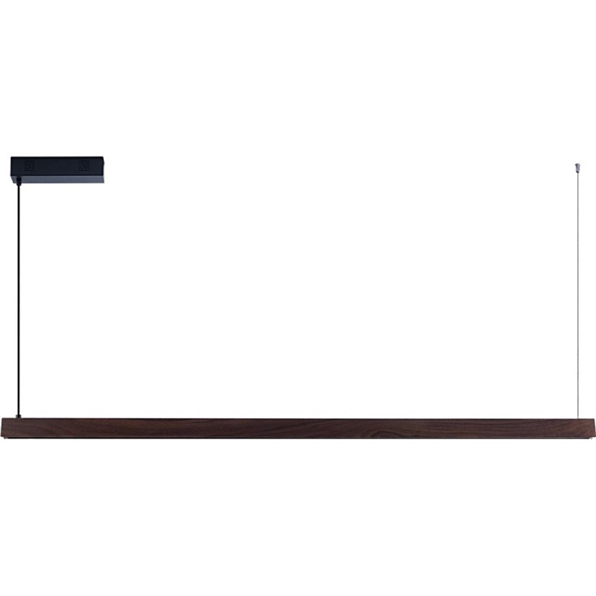 Immax NEO 07301L - LED luster s mogućnošću prigušivanja na sajli MADEIRA LED/33W/230V Wi-Fi Tuya 152 cm orah + daljinski upravljač