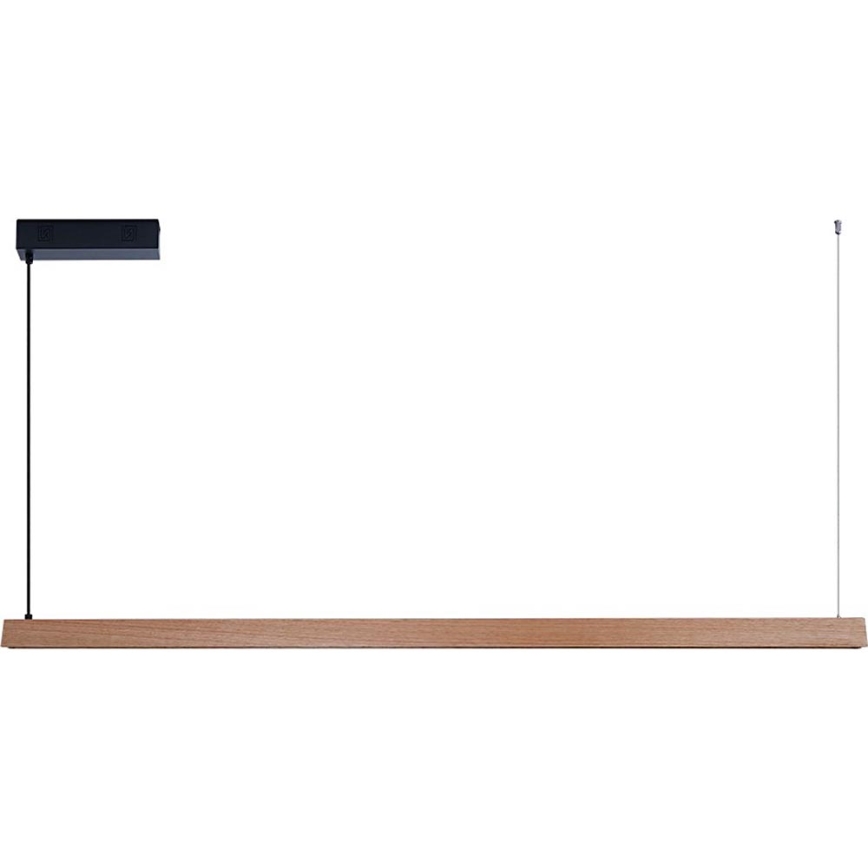 Immax NEO 07304L - LED viseći luster s mogućnošću prigušivanja na kabelu MADEIRA LED/33W/230V Wi-Fi Tuya 152 cm hrast + daljinski upravljač