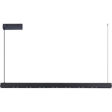 Immax NEO 07306L - LED prigušivi luster na sajli MADEIRA LED/26W/230V Wi‑Fi (Tuya), 122 cm, crni + daljinski upravljač