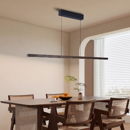 Immax NEO 07309L - Prigušivi LED viseći luster na sajli sa senzorom MADEIRA LED/37W/230V 157 cm orah