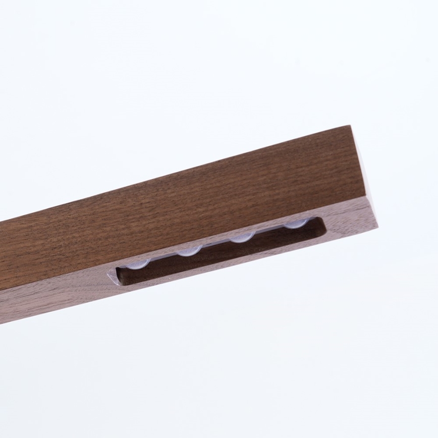 Immax NEO 07309L - Prigušivi LED viseći luster na sajli sa senzorom MADEIRA LED/37W/230V 157 cm orah