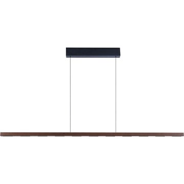 Immax NEO 07309L - Prigušivi LED viseći luster na sajli sa senzorom MADEIRA LED/37W/230V 157 cm orah