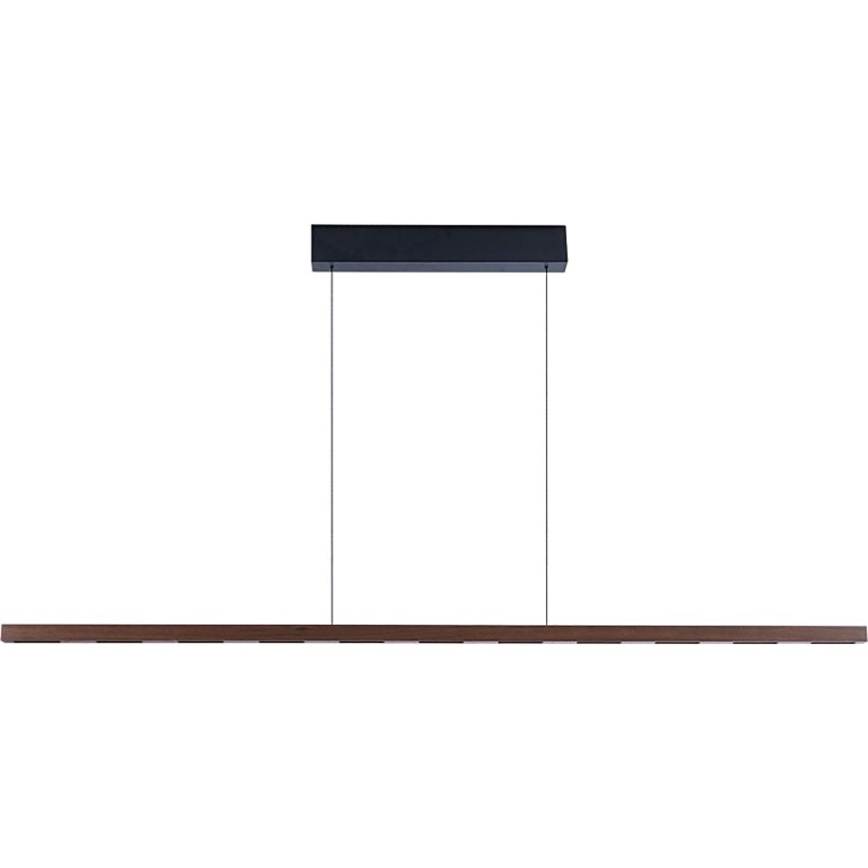 Immax NEO 07309L - Prigušivi LED viseći luster na sajli sa senzorom MADEIRA LED/37W/230V 157 cm orah