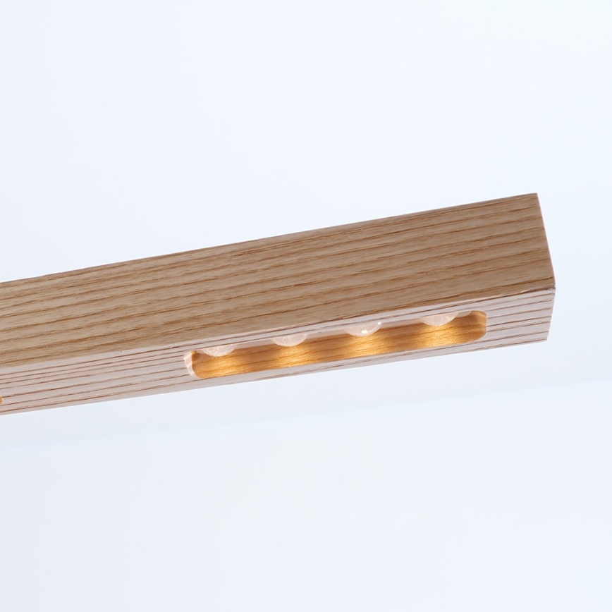 Immax NEO 07310L - LED luster na sajli s mogućnošću dimiranja i senzorom MADEIRA LED/37W/230V 157 cm jasen