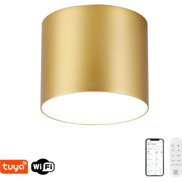 Immax NEO 07318L - LED prigušivo stropno svjetlo RONDATE LED/32W/230V Ø 16,5 cm Wi-Fi Tuya zlatno