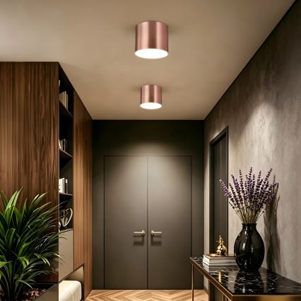 Immax NEO 07320L - LED prigušivo stropno svjetlo RONDATE LED/32W/230V Ø 16,5 cm Wi‑Fi Tuya ružičasto-zlatna