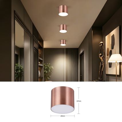 Immax NEO 07320L - LED prigušivo stropno svjetlo RONDATE LED/32W/230V Ø 16,5 cm Wi‑Fi Tuya ružičasto-zlatna