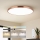 Immax NEO 07324L - LED stropno svjetlo SEMPLICI, prigušivo, LED/128W/230V Ø 100 cm, Wi‑Fi Tuya, zlatno + daljinski upravljač