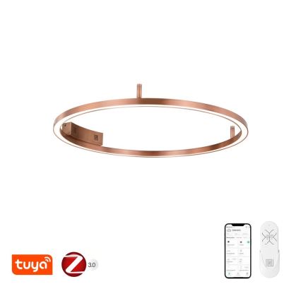Immax NEO 07326-80C - LED prigušivo stropno svjetlo FINO LED/55W/230V 80 cm Tuya ružičasto zlato + daljinski upravljač