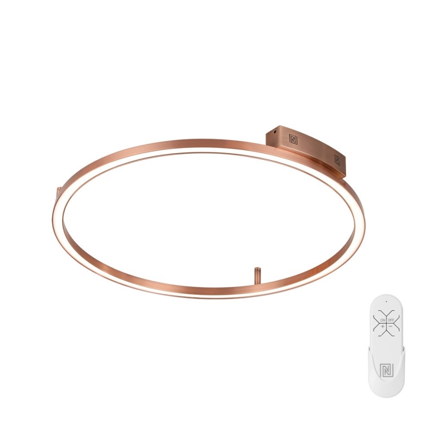 Immax NEO 07326-80C - LED prigušivo stropno svjetlo FINO LED/55W/230V 80 cm Tuya ružičasto zlato + daljinski upravljač