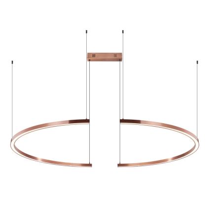 Immax NEO 07328L - prigušivi LED luster na sajli FINO LED/72W/230V 120 cm ružičasto zlato Tuya + daljinski upravljač