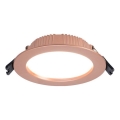 Immax NEO 07330L - LED prigušivo ugradno stropno svjetlo DOWN LED/12W/230V Wi-Fi Tuya Ø 12 cm ružičasto zlato