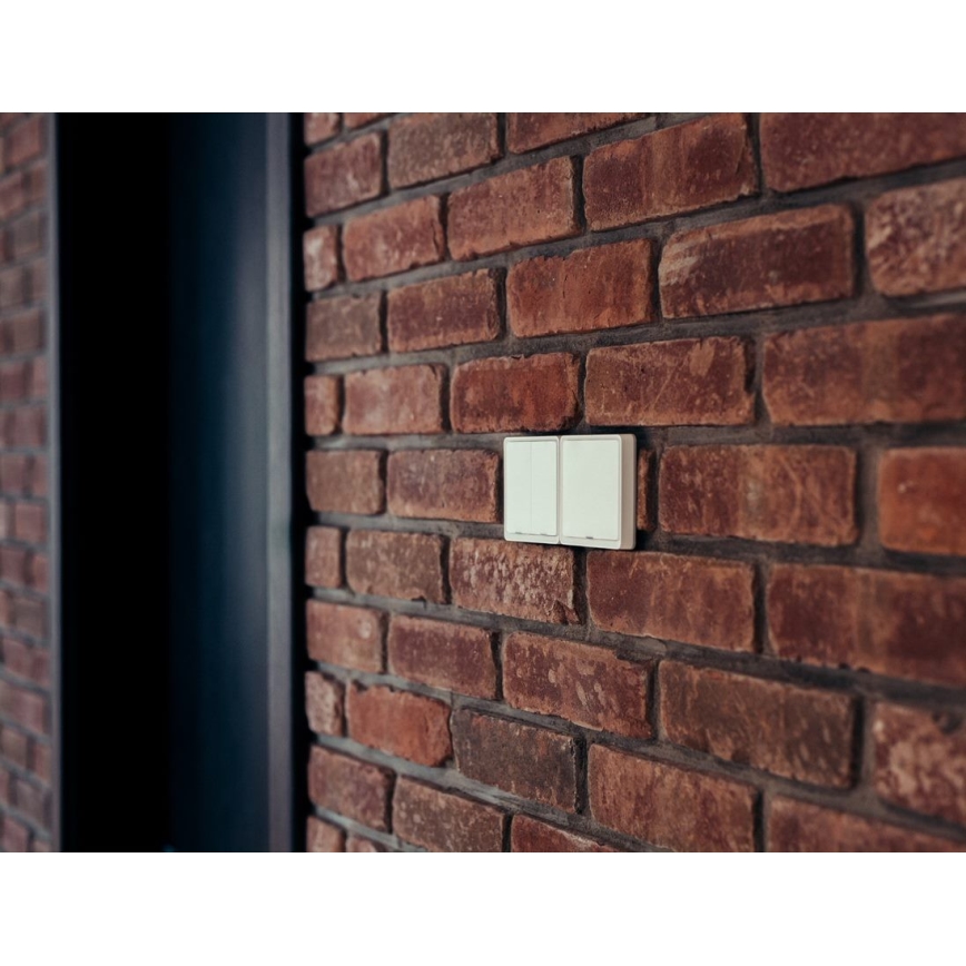 Immax NEO 07507C - Prekidač s 2 tipke SMART 1xCR2430 Zigbee 3.0 Tuya