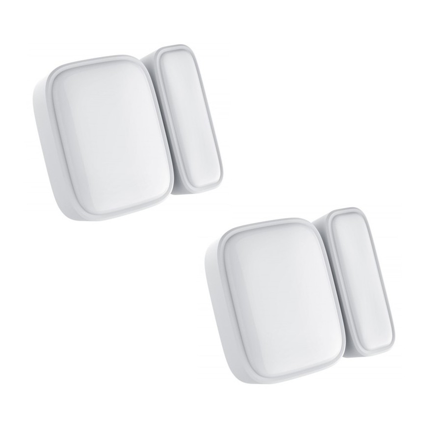 Immax NEO 07511L - SET 2x Magnetski senzor za prozore i vrata SMART 1xCR2032  Zigbee Tuya