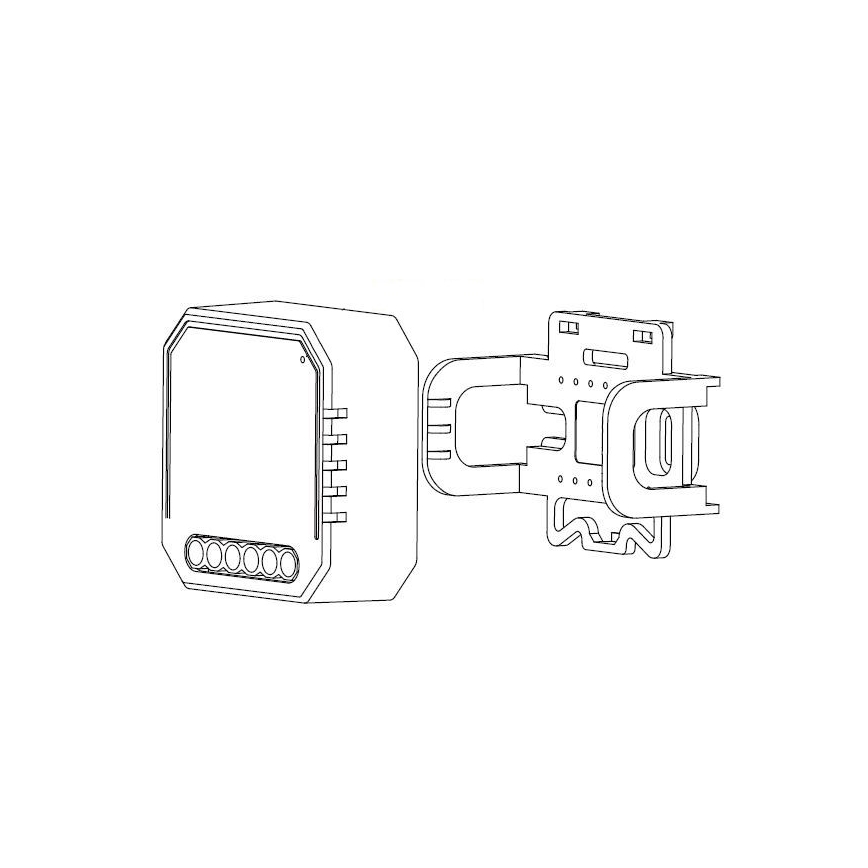 Immax NEO 07520L - Pametno prigušivo upravljanje V5 s 2 tipke Tuya