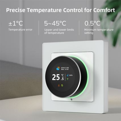Immax NEO 07535L - Termostat za električno podno grijanje SMART 230V/16A Wi-Fi Tuya