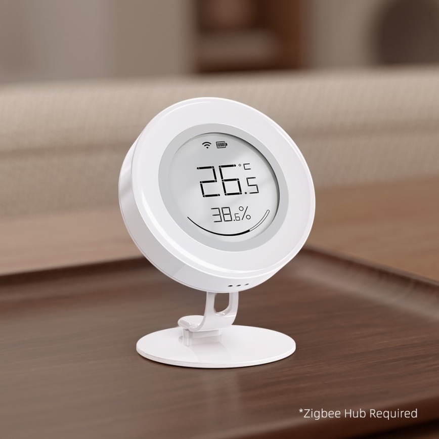 Immax NEO 07557L - Pametan senzor temperature i vlage 1xCR2430 Tuya