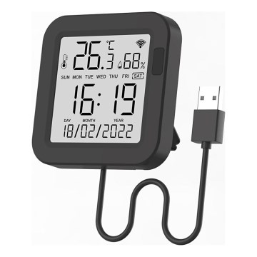 Immax NEO 07559L - Kontroler sa senzorom temperature i vlažnosti 5V Wi-Fi