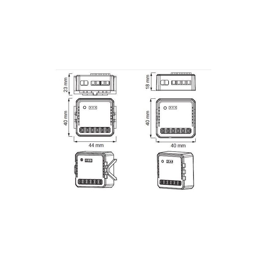 Immax NEO 07571L - Pametni kontroler NEO LITE V7 s 2 tipke Wi-Fi Tuya